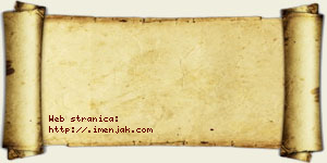 Jasmina Hrnjak vizit kartica